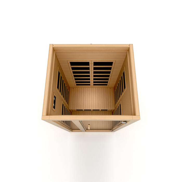 Dynamic "Gracia" 1-2 Person Low EMF FAR Infrared Sauna – Canadian Hemlock