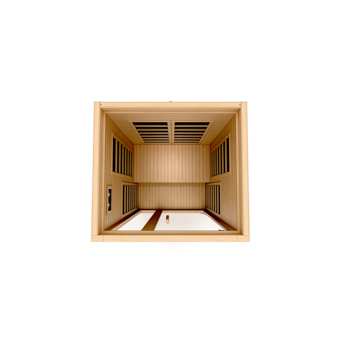 Dynamic "Gracia" 1-2 Person Low EMF FAR Infrared Sauna – Canadian Hemlock
